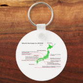 Werelderfgoed in JAPAN Sleutelhanger (Voorkant)