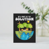 Werelderfgoedbeschermingsomgeving op aarde-dag briefkaart (Staand voorkant)