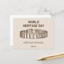 Werelderfgoeddag 2023 — Hererfgoedveranderingen Briefkaart
