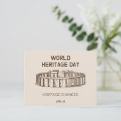 Werelderfgoeddag 2023 — Hererfgoedveranderingen Briefkaart (Staand voorkant)