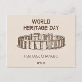 Werelderfgoeddag 2023 — Hererfgoedveranderingen Briefkaart (Voorkant)