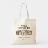 Werelderfgoeddag 2023 — Hererfgoedveranderingen Tote Bag (Achterkant)