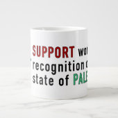 Werelderkenning van de Palestijnse staat Grote Koffiekop (Voorkant)