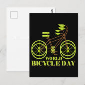 Wereldfietsdag Briefkaart (Voorkant / Achterkant)