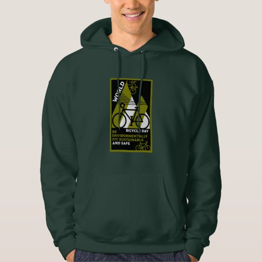 Wereldfietsdag Hoodie (Voorkant)