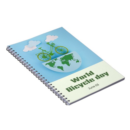 Wereldfietsdag Notitieboek (Rechterzijde)