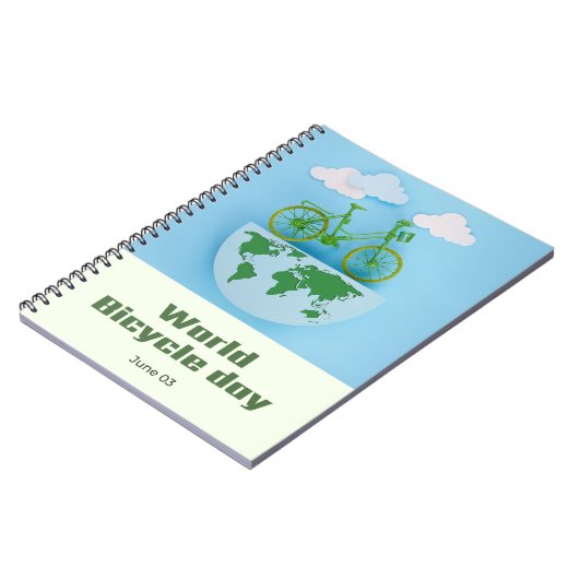 Wereldfietsdag Notitieboek (Linkerzijde)