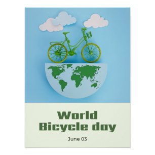 Wereldfietsdag Perfect Poster