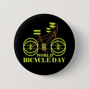 Wereldfietsdag Ronde Button 5,7 Cm