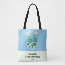 Wereldfietsdag Tote Bag