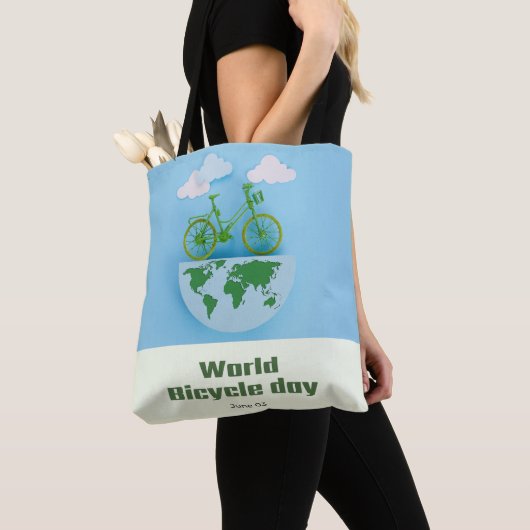 Wereldfietsdag Tote Bag (Dichtbij)