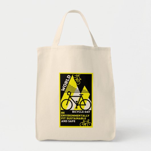 Wereldfietsdag Tote Bag (Voorkant)