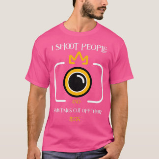 Wereldfotografie-dag Ik schafte mensen en soms T-shirt
