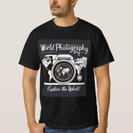Wereldfotografie-dag T-shirt (Voorkant)