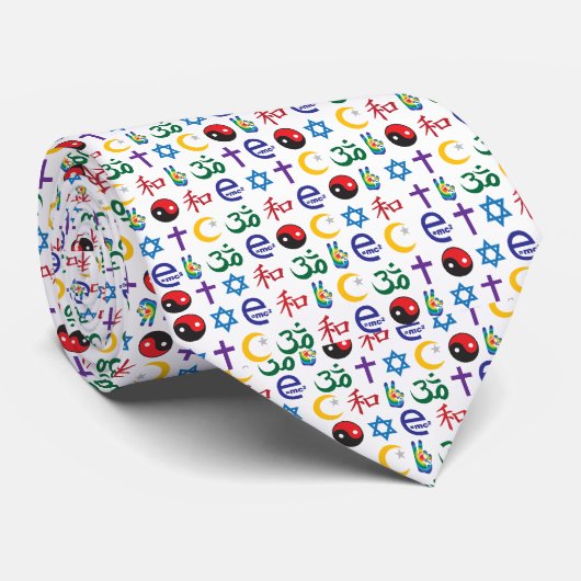 Wereldgeloof Stropdas (Opgerold)