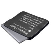 Wereldgeschiedenis Leraar definitie Laptop Sleeve (Voorkant onderkant)