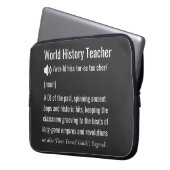 Wereldgeschiedenis Leraar definitie Laptop Sleeve (Voorkant Links)