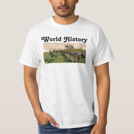 Wereldgeschiedenis T-shirt (Voorkant)