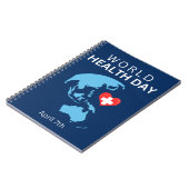 Wereldgezondheidsdag 7 april notitieboek (Linkerzijde)