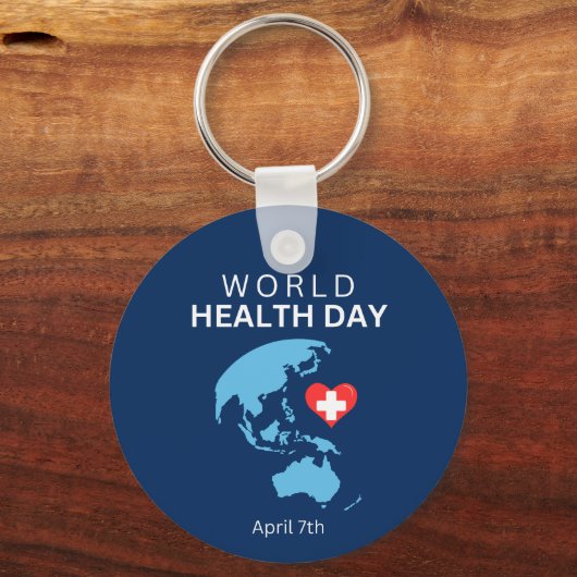 Wereldgezondheidsdag 7 april sleutelhanger (Voorkant)