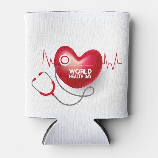 Wereldgezondheidsdag Blikjeskoeler (Voorkant)