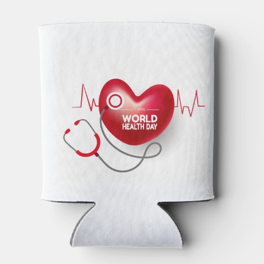 Wereldgezondheidsdag Blikjeskoeler (Achterkant)