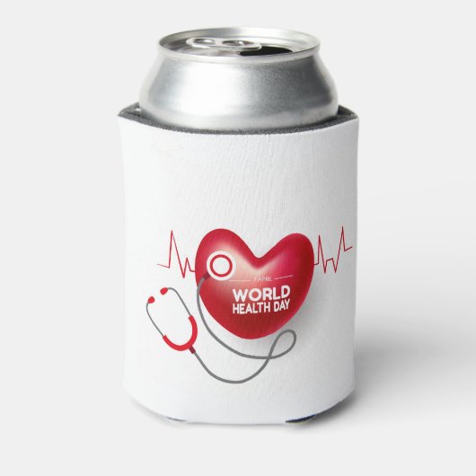 Wereldgezondheidsdag Blikjeskoeler (Blikje Achterkant)