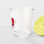 Wereldgezondheidsdag Shot Glas (Rechts)