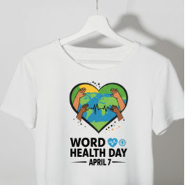 Wereldgezondheidsdag T-shirt