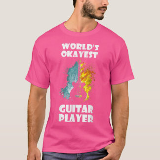 Wereldgitaargitaarspeler 3506 t-shirt