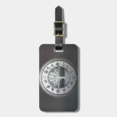 Wereldgodsdienstige boom van het leven bagagelabel (Voorkant verticaal)