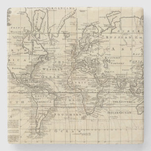 Wereldgrafiek Stenen Onderzetter