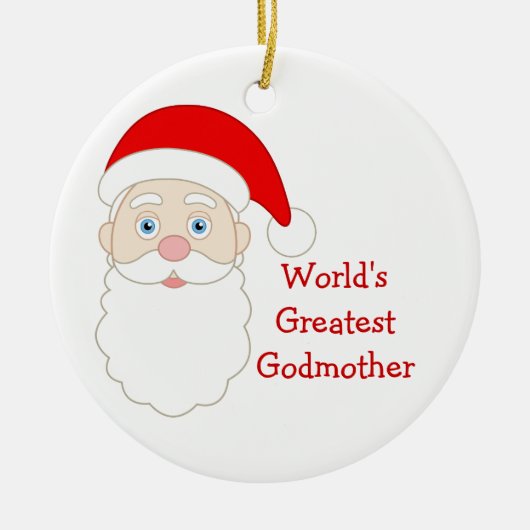 Wereldgrootse godmoeder keramisch ornament (Voorkant)