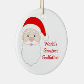 Wereldgrootse godvader keramisch ornament (Rechts)