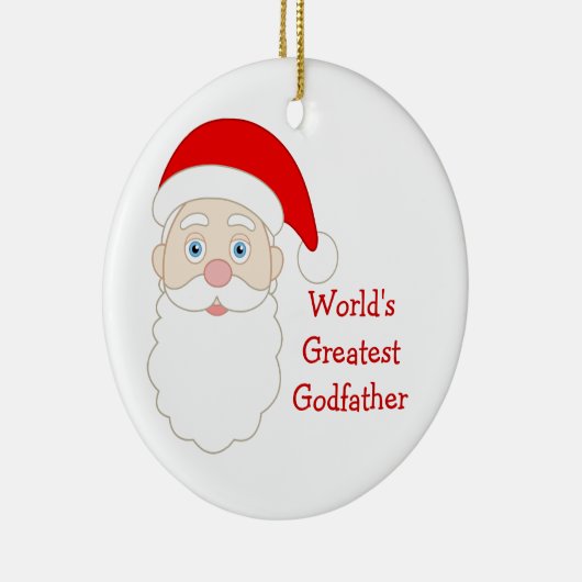 Wereldgrootse godvader keramisch ornament (Rechts)