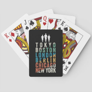 Wereldgrote marathonsteden pokerkaarten