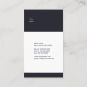 Wereldhandel Visitekaartje (Achterkant)