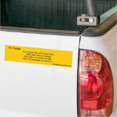 Wereldhandelscentrum Bumpersticker (Op Truck)