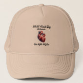 Wereldhartdag. Ons Leven is Ritme. Trucker Pet (Voorkant)