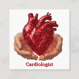 Wereldhartdag Vierkante Visitekaartje