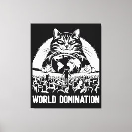 Wereldheerschappij 1 canvas afdruk