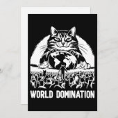 Wereldheerschappij 1 feestdagenkaart (Voorkant / Achterkant)