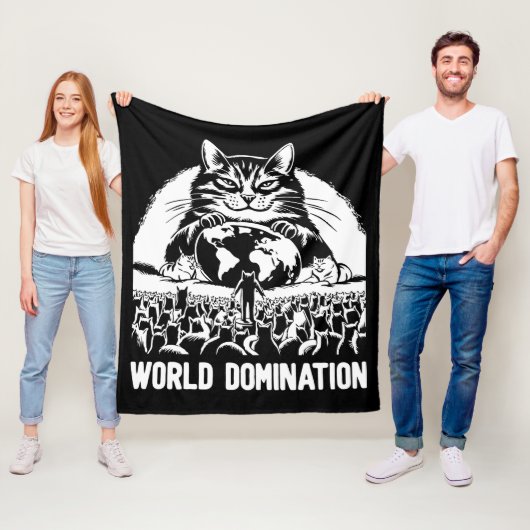 Wereldheerschappij 1 fleece deken (In situ)