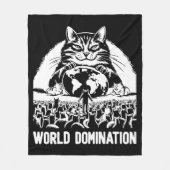 Wereldheerschappij 1 fleece deken (Voorkant)