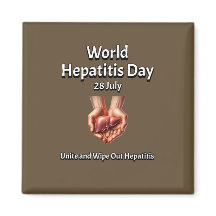 Wereldhepatitis Dag. Verenig en veeg Hepatitis uit