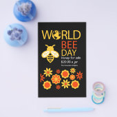 Wereldhoningdag 20 mei flyer (Enkel)