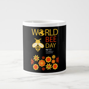 Wereldhoningdag 20 mei grote koffiekop