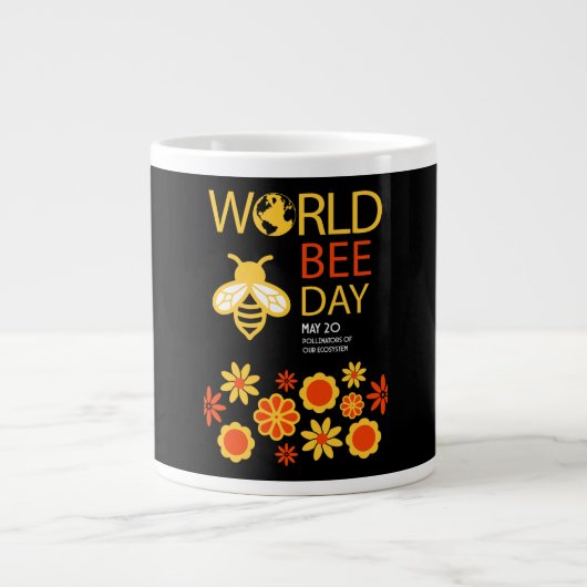 Wereldhoningdag 20 mei grote koffiekop (Voorkant)