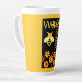 Wereldhoningdag 20 mei latte mok (Linkerhoek)