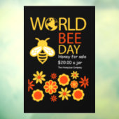 Wereldhoningdag 20 mei raamsticker (Vel 3)